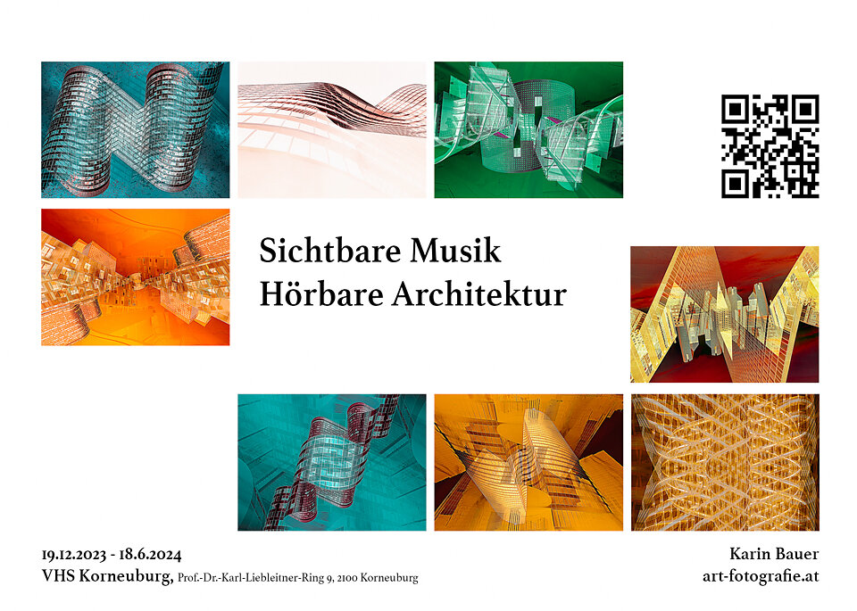 "Sichtbare Musik, hörbare Architektur" VHS Korneuburg, 2024